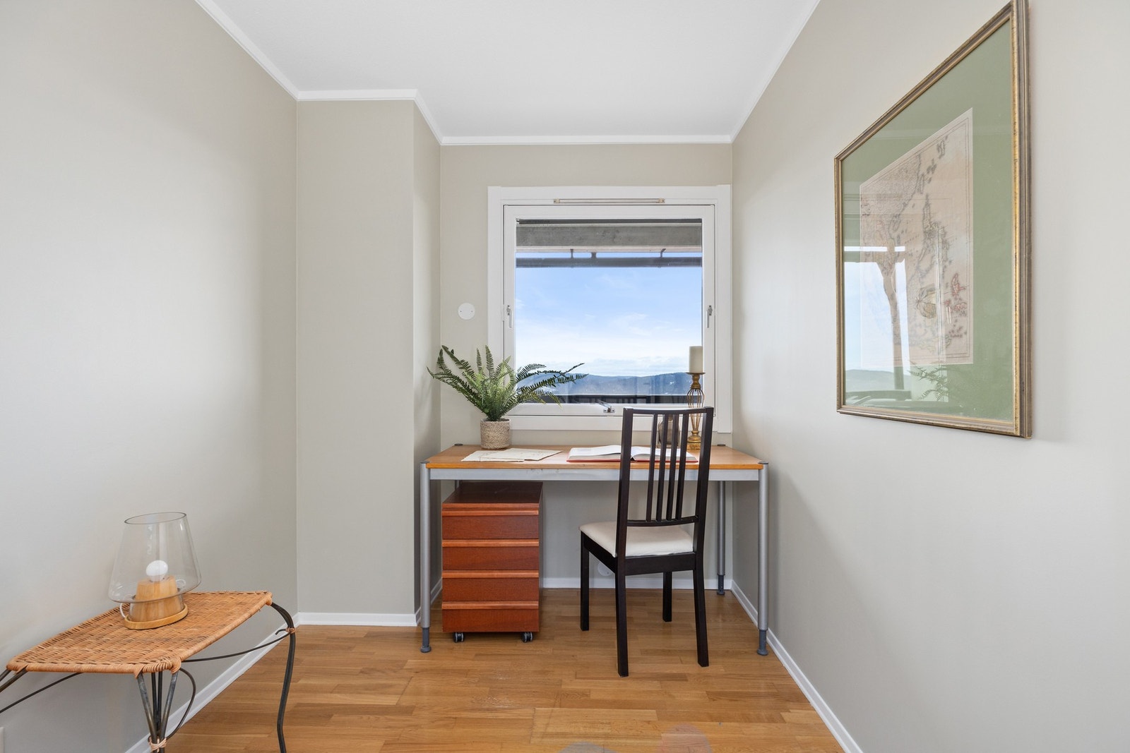 Soverom 2 egner seg godt som gjesterom, barnerom eller kontor. Galleribilde