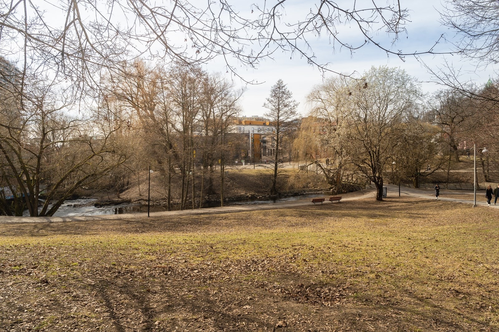 Her bor du i grønne omgivelser med vakker utsikt mot Akerselva og Kubaparken. Galleribilde