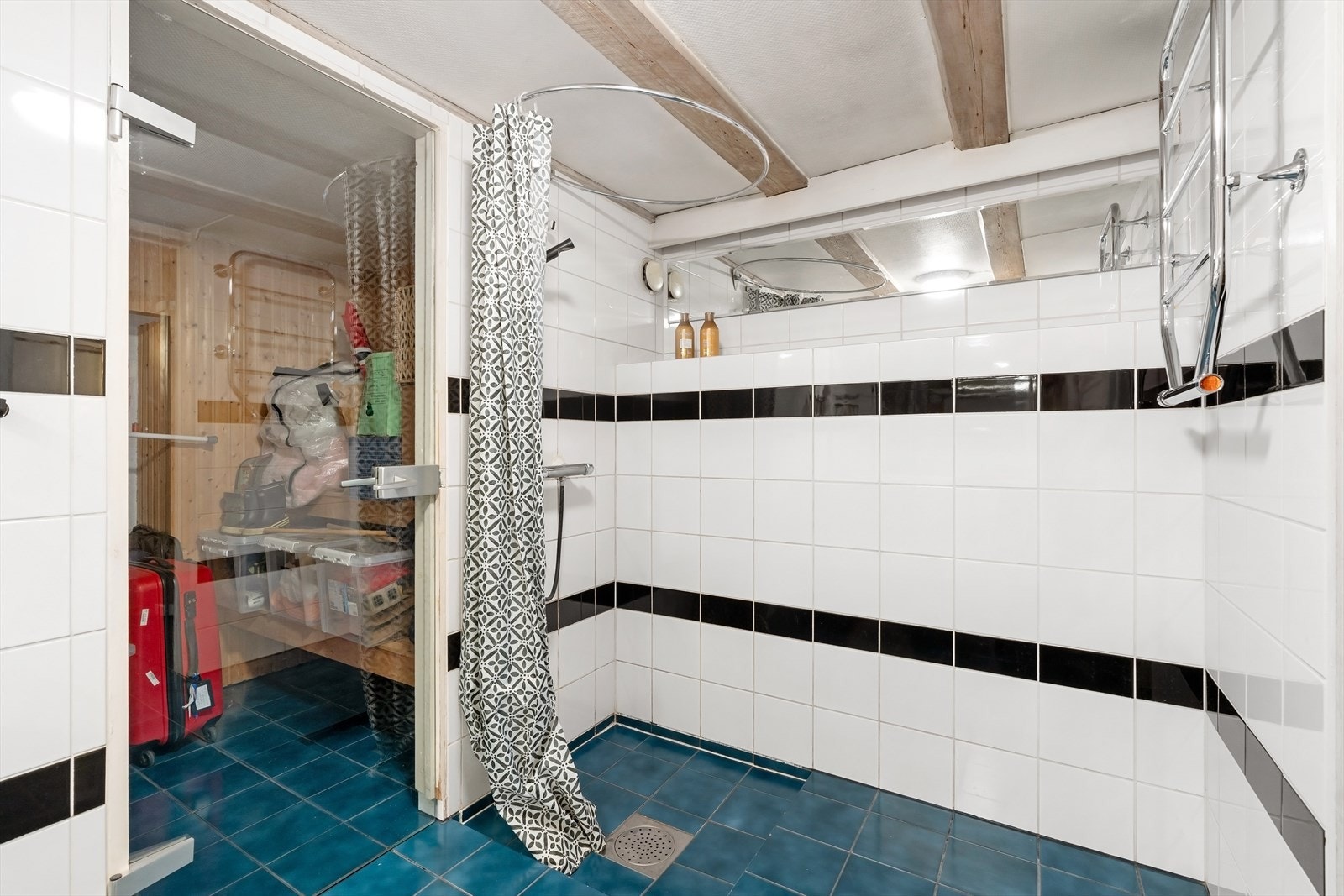 Den tidligere badstuen brukes idag som bod. Galleribilde