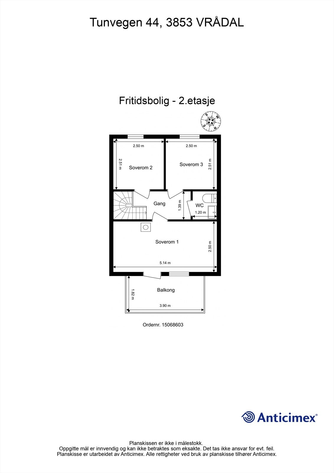 Plantegning 2.etasje Galleribilde