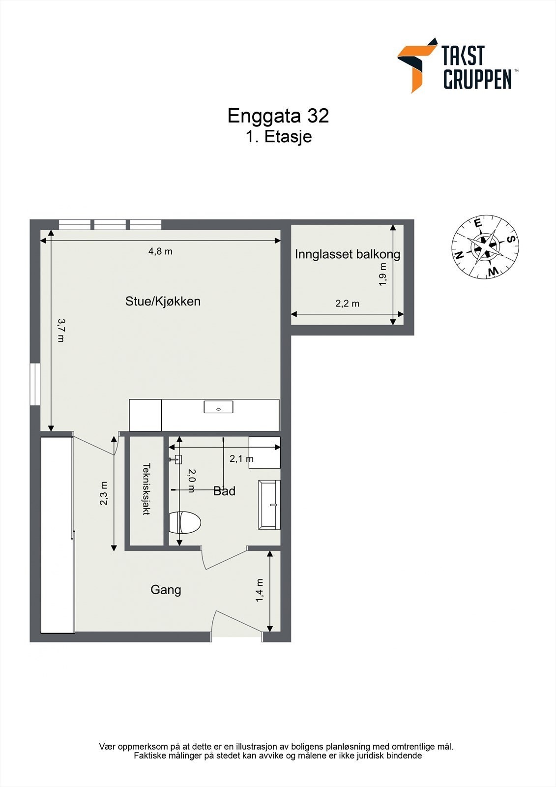 Plantegning Galleribilde