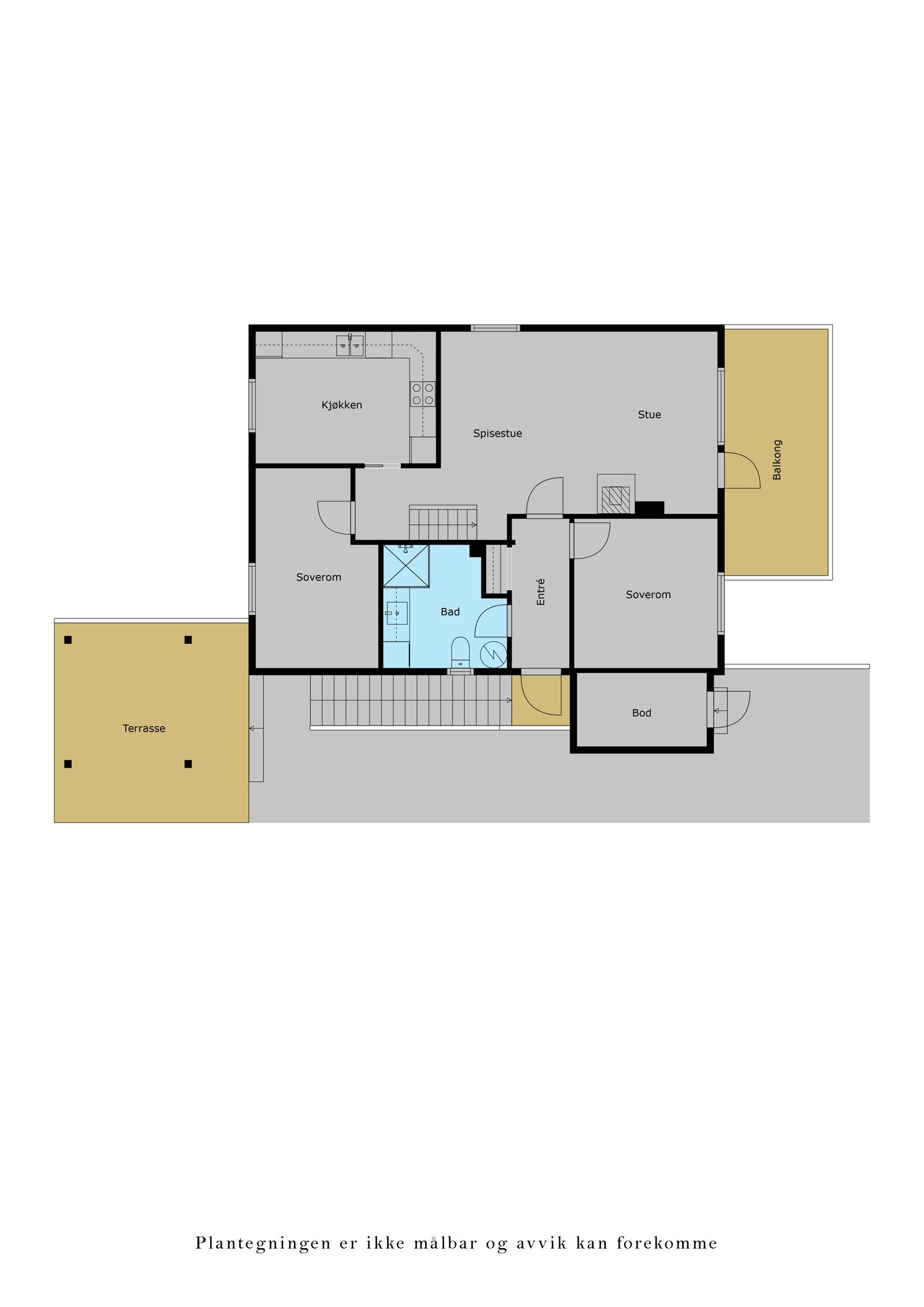 Veiledende plantegning. Galleribilde