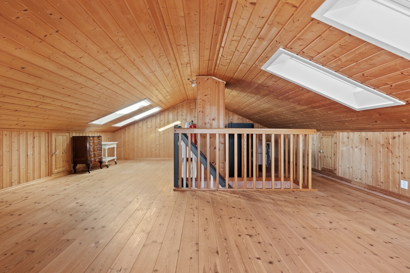 Innredet loftsareal er ikke godkjent for varig opphold. Galleribilde