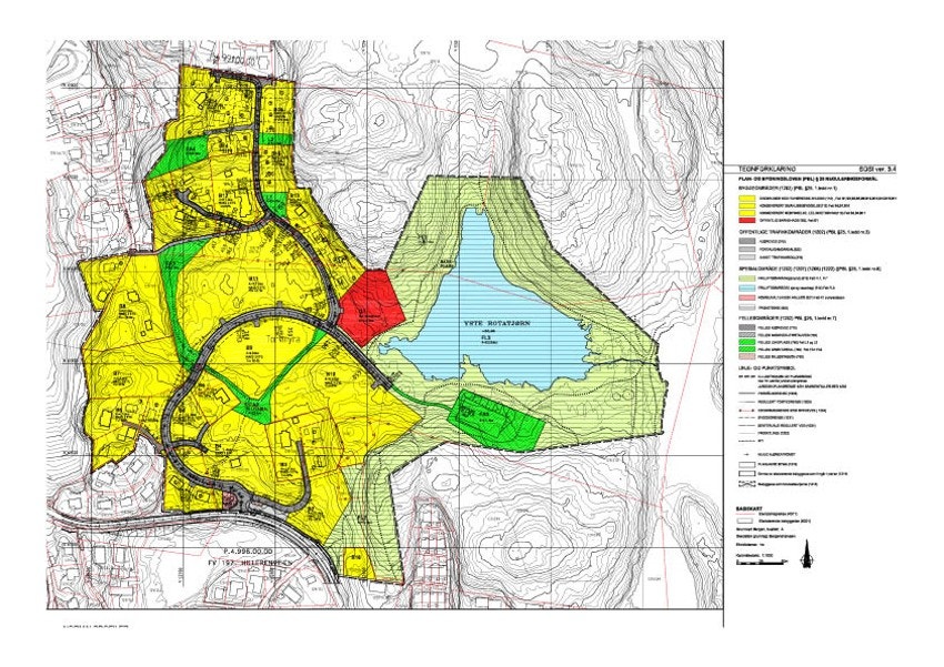 Plankart gjeldende reguleringsplan Galleribilde