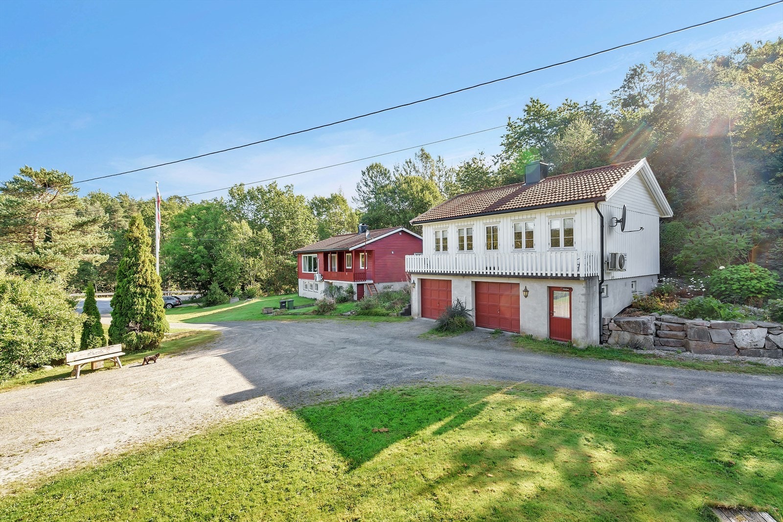 Begge boligene. Galleribilde