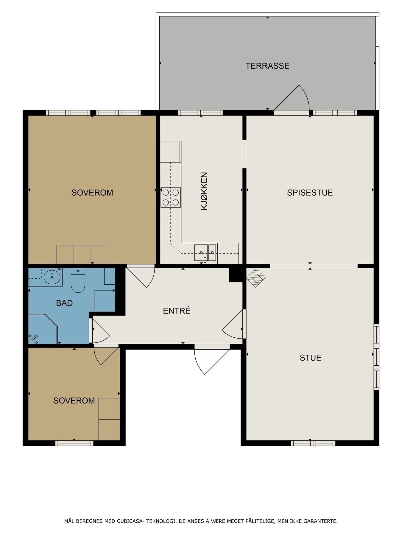 Plantegning Galleribilde