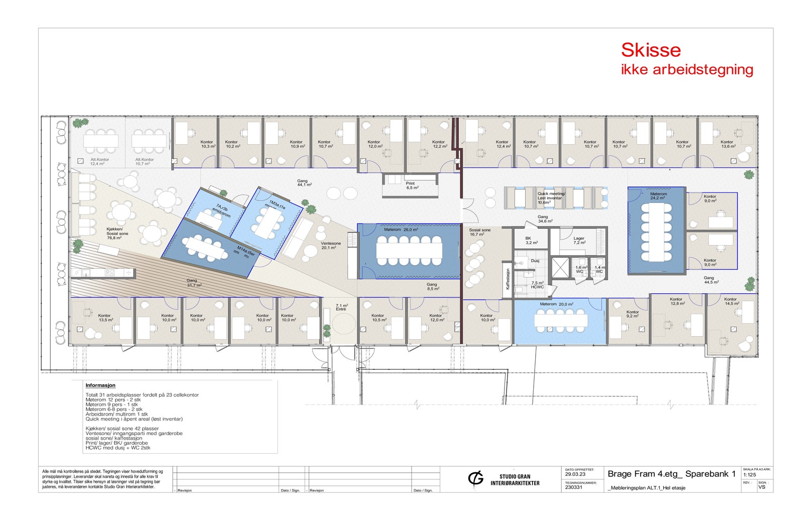 Eksempel på skreddersydd arealløsning.
https://bragefram.finde.no Galleribilde