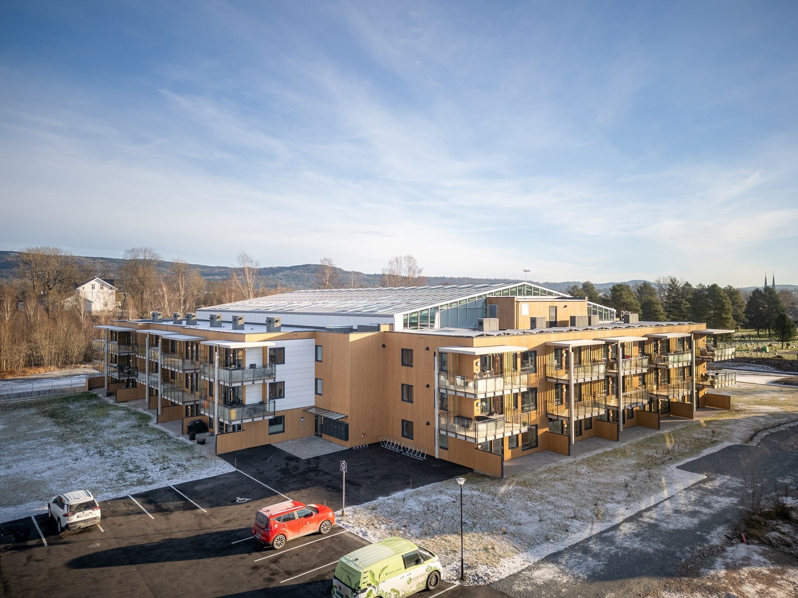 Fasade - leiligheten ligger mot vest Galleribilde