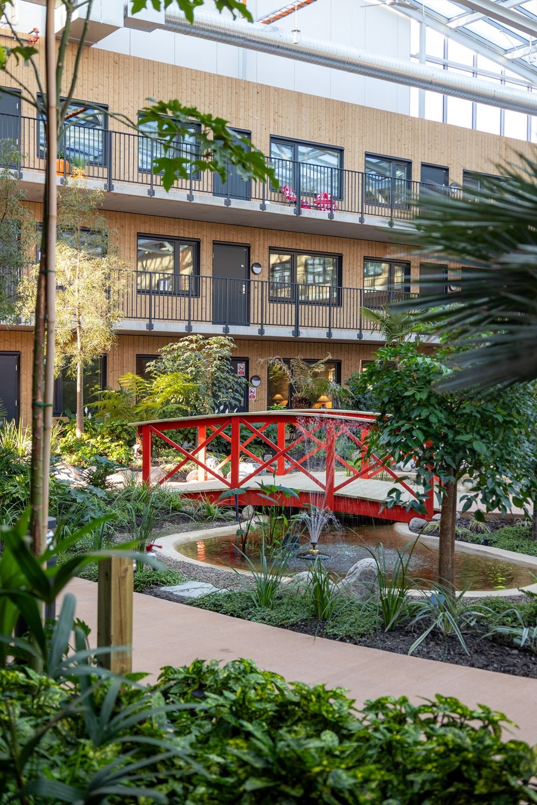 Stemningsbilde fra den vakre hagen Galleribilde