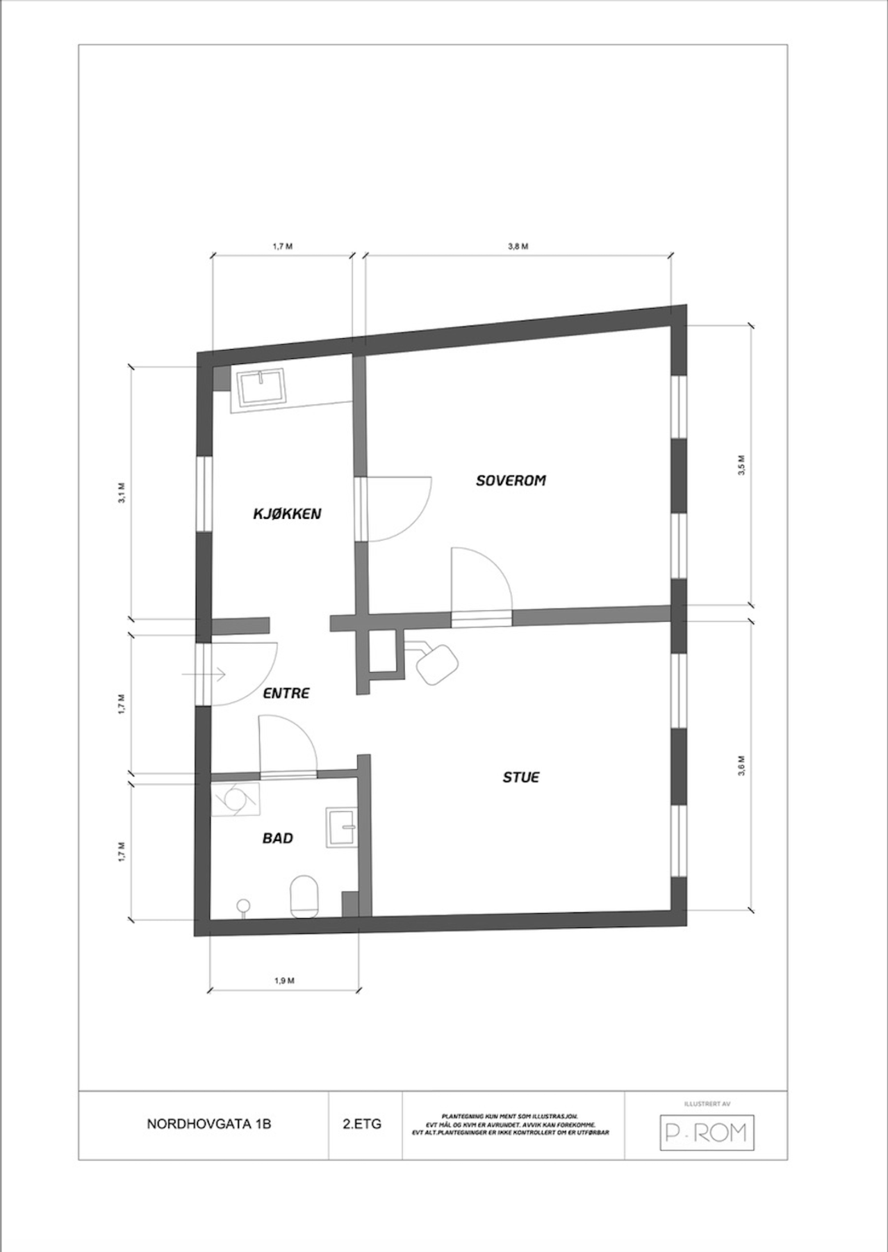 Plantegning. Galleribilde