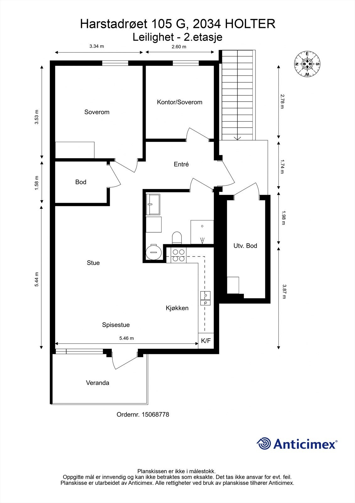 Plantegning Galleribilde