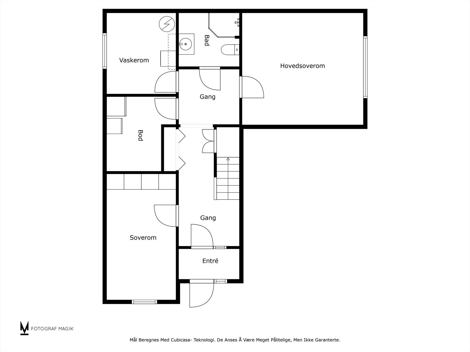 Plantegning 1. etasje. Galleribilde