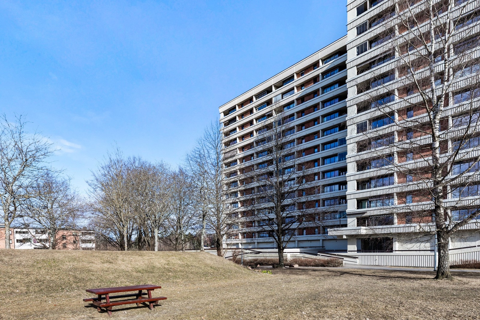 Boligen ligger i byggets 7. etasje. Galleribilde