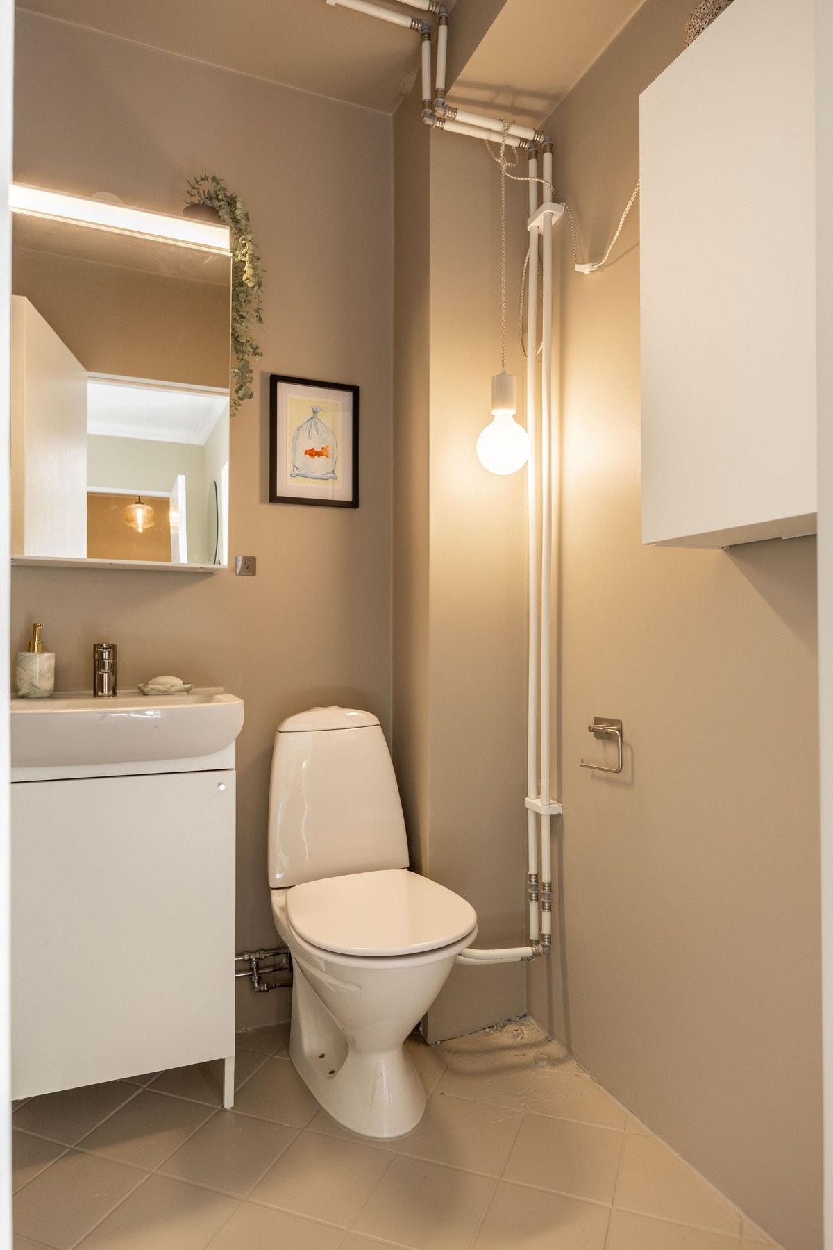 Det er fellesvaskeri i sameiet. Galleribilde