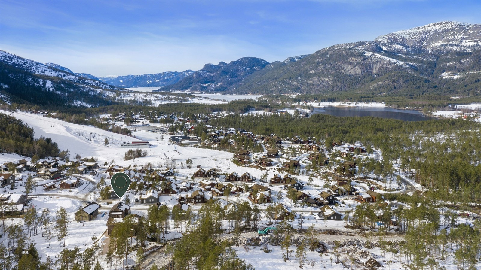 Nydelig utsiktsbilde over Vrådal Galleribilde