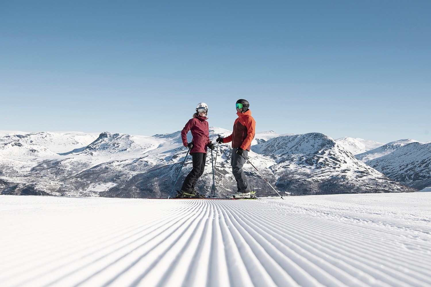 Ski inn-ski ut til Hemsedal Skisenter. Foto Ola Matsson, SkiStar. Galleribilde