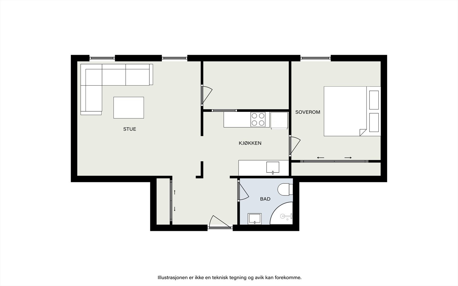 Plantegning Galleribilde