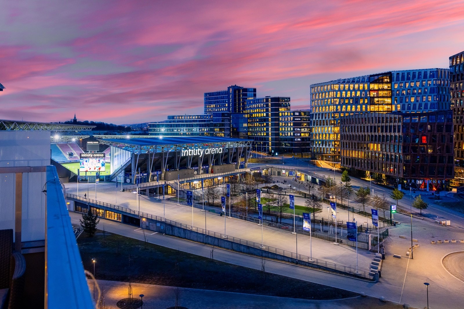 Nydelig kveldsstemning Galleribilde