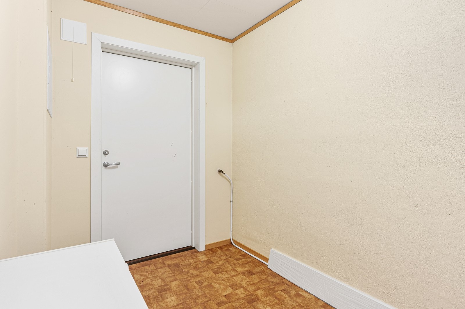 Det er eller gode lagringsmuligheter i bod. Galleribilde