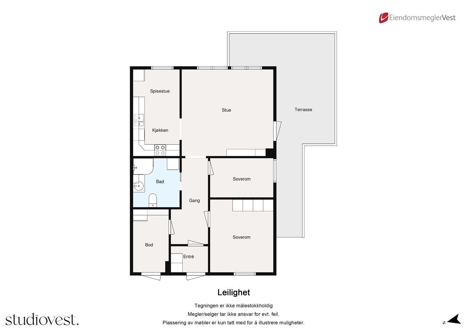 Planskisse: Skogvegen 143. Galleribilde