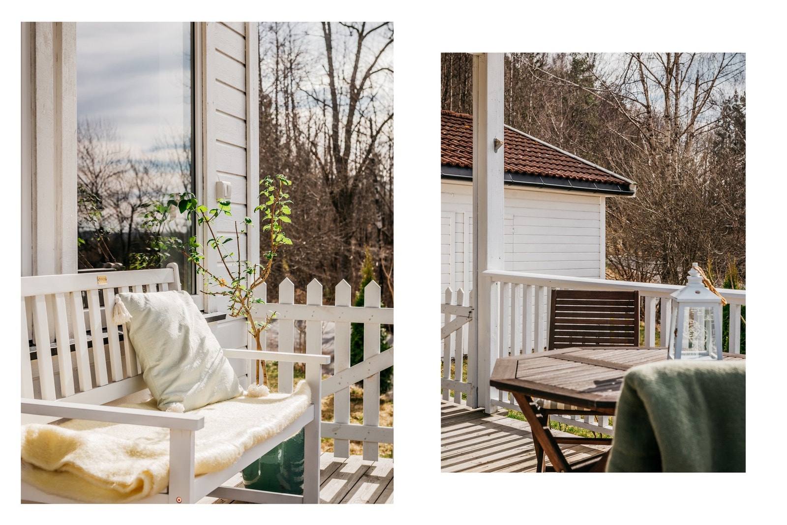 Deilig uteplass med flott ettermiddags og kveldssol. Galleribilde