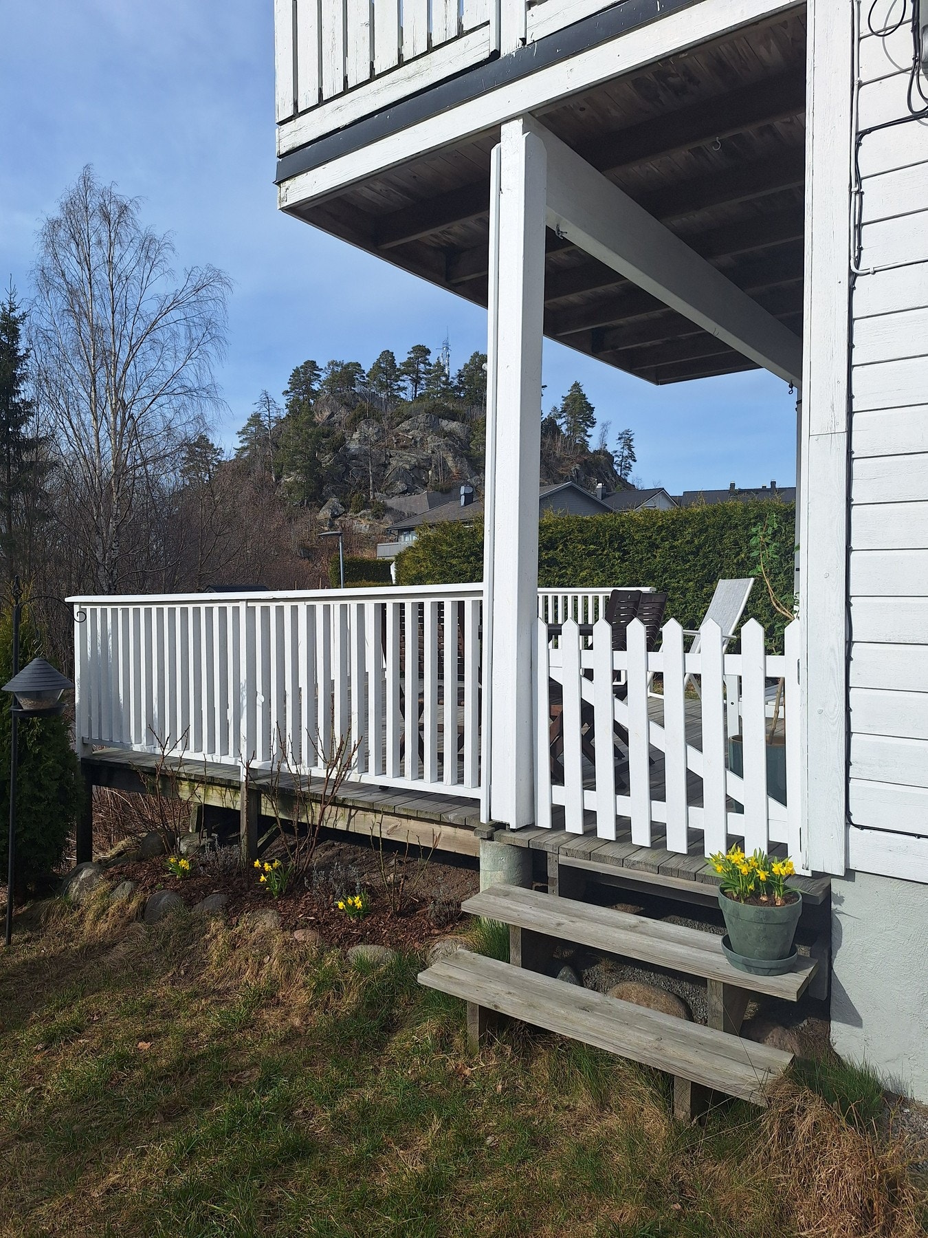 Hyggelig adkomst til terrasse. Galleribilde