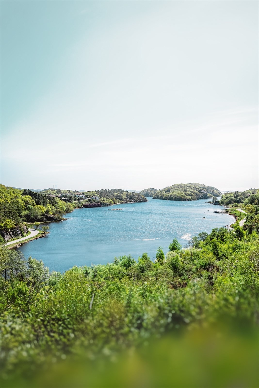 Utsikt Landebukta Galleribilde