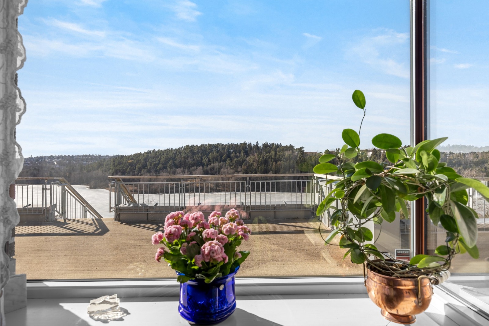 Hyggelig utsikt fra stuen. Galleribilde