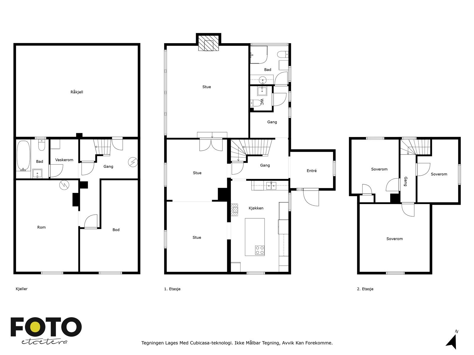 Plantegning enebolig Galleribilde