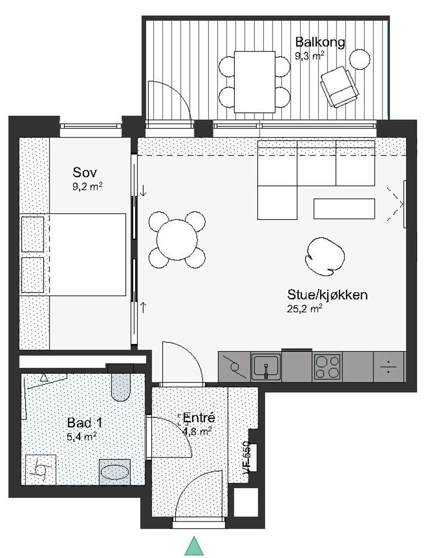 Plantegning Galleribilde