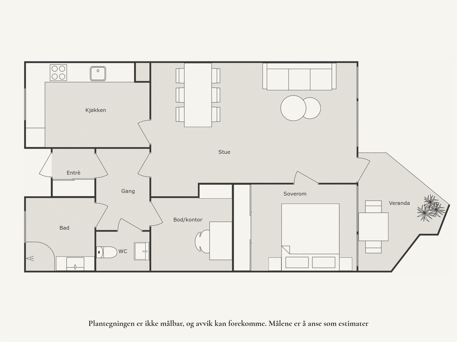 Plantegning. Galleribilde