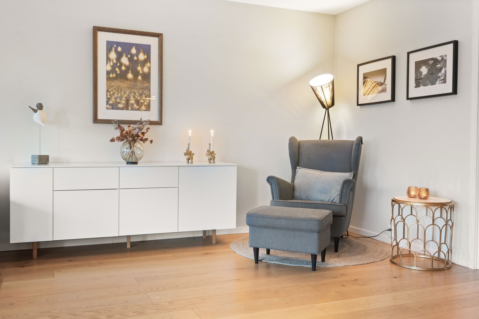 Plass til diverse møbler som reflekterer egen stil og behov. Galleribilde