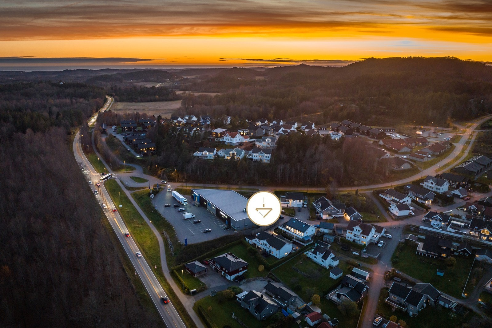 Bra område som byr på det meste Galleribilde