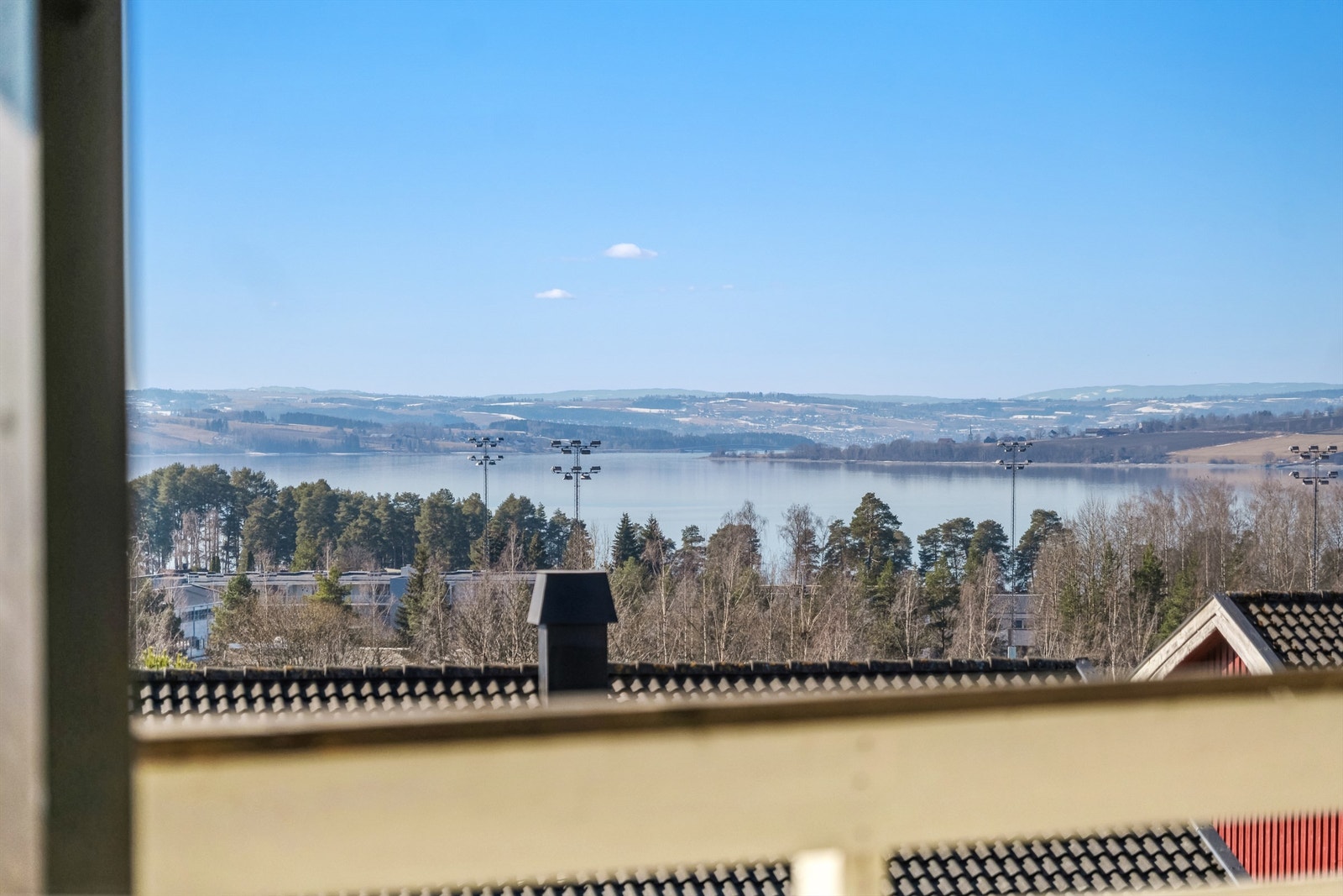 Utsikt fra balkongen Galleribilde