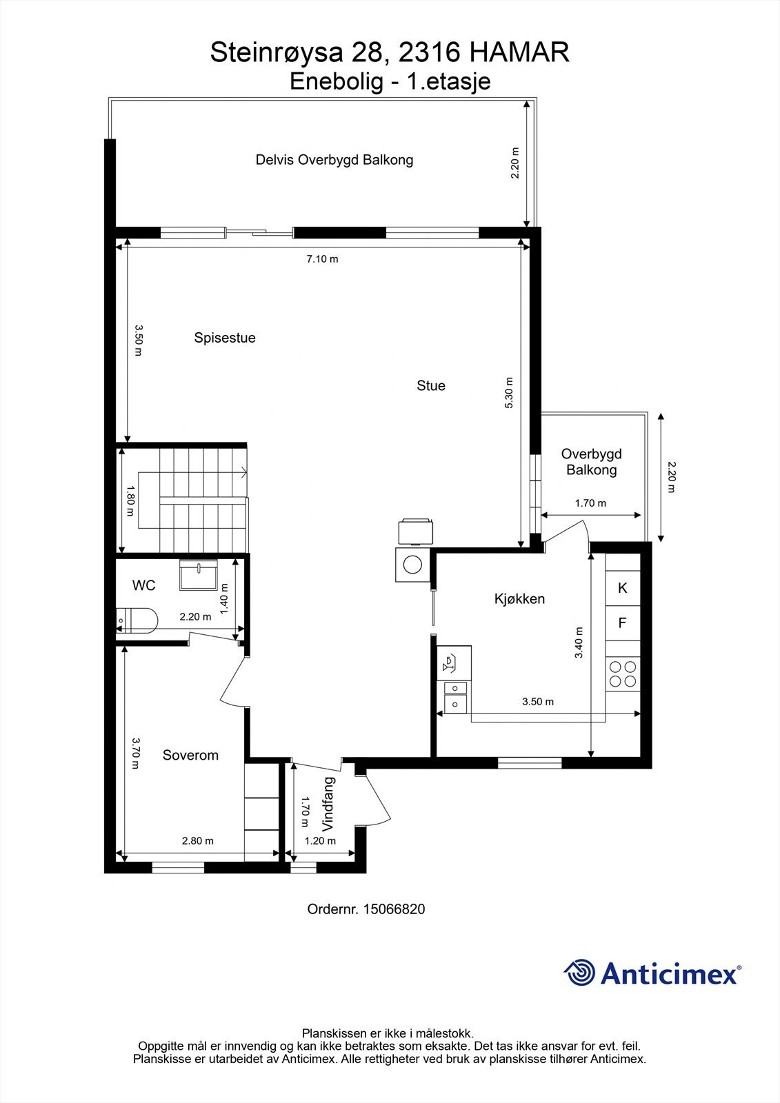 Plantegning hovedplan Galleribilde