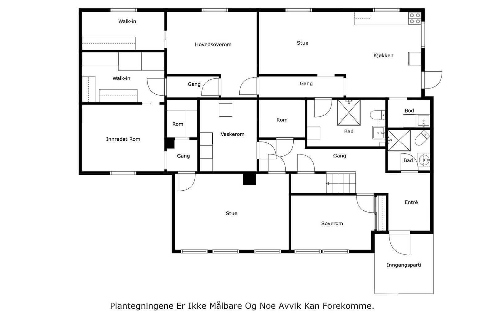 Planskisse U. etasje Galleribilde
