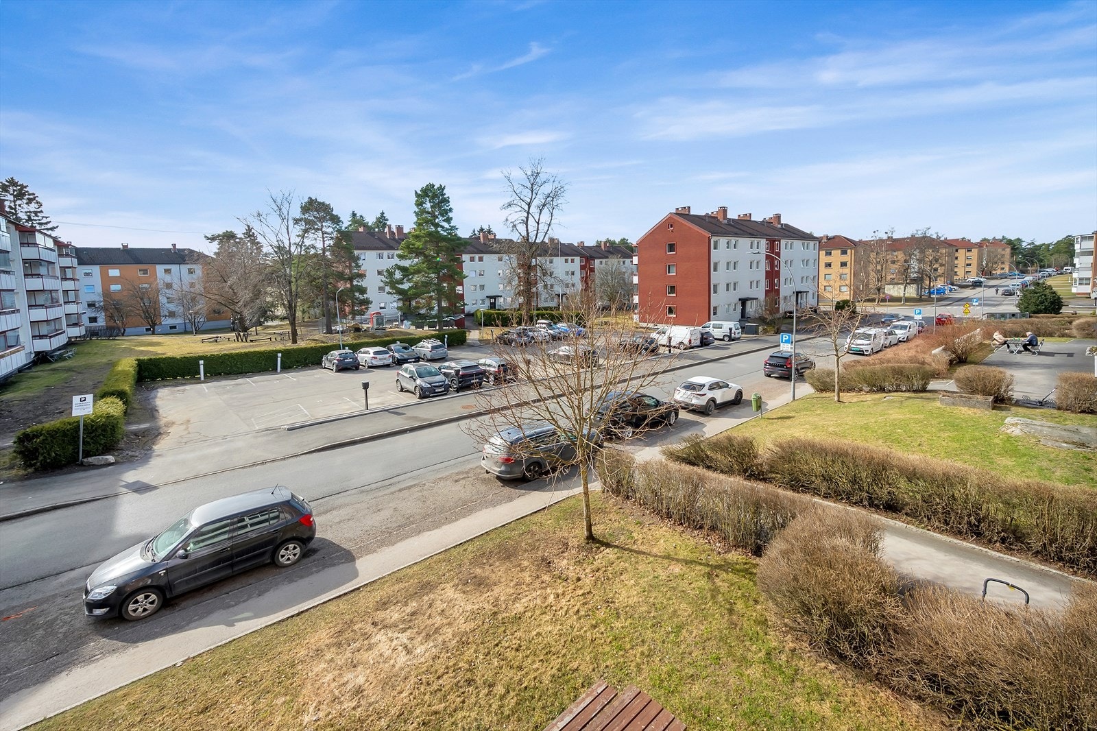 Utsikt fra balkong. Galleribilde