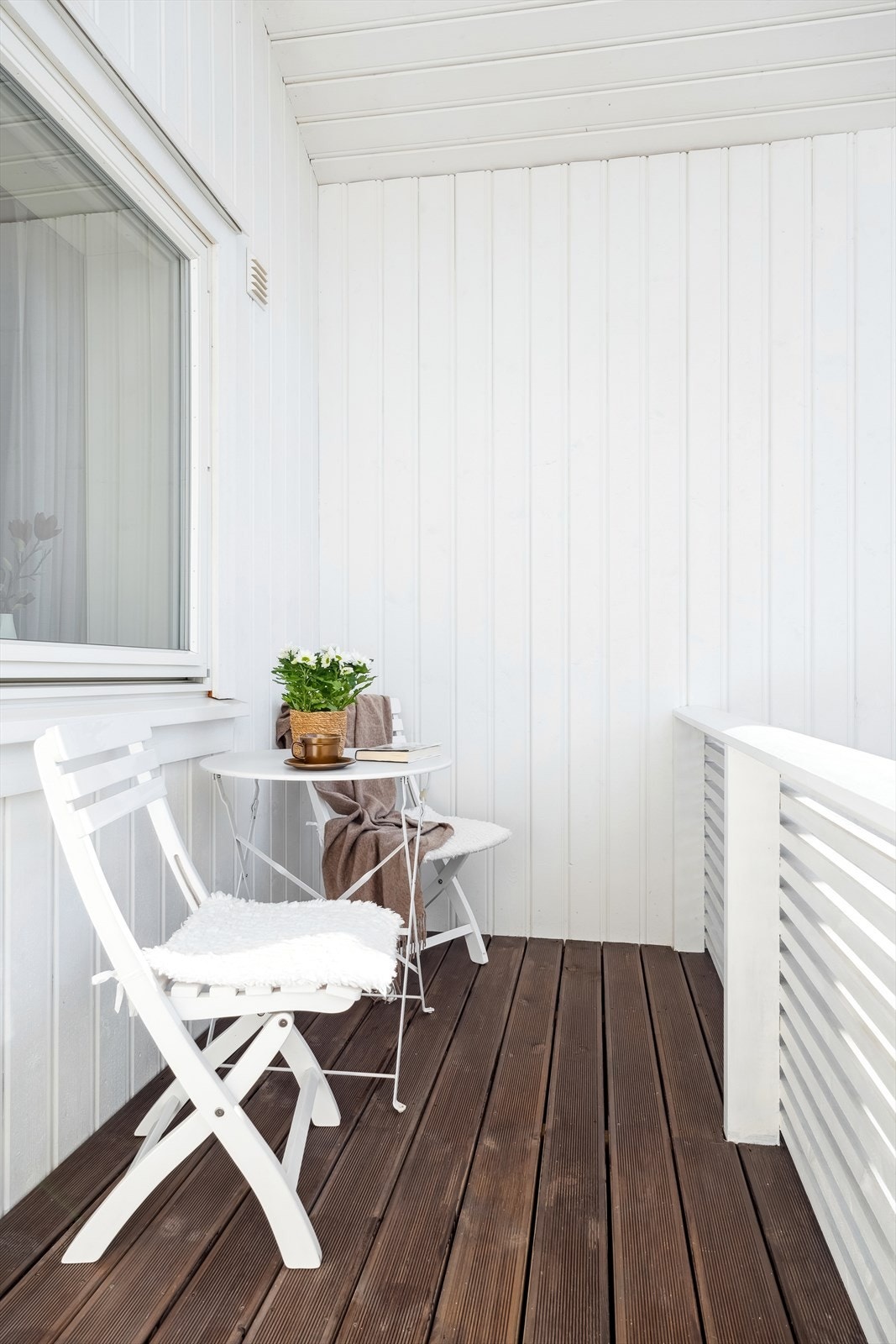 Terrasse tilknyttet soverom i 1. etasje. Galleribilde