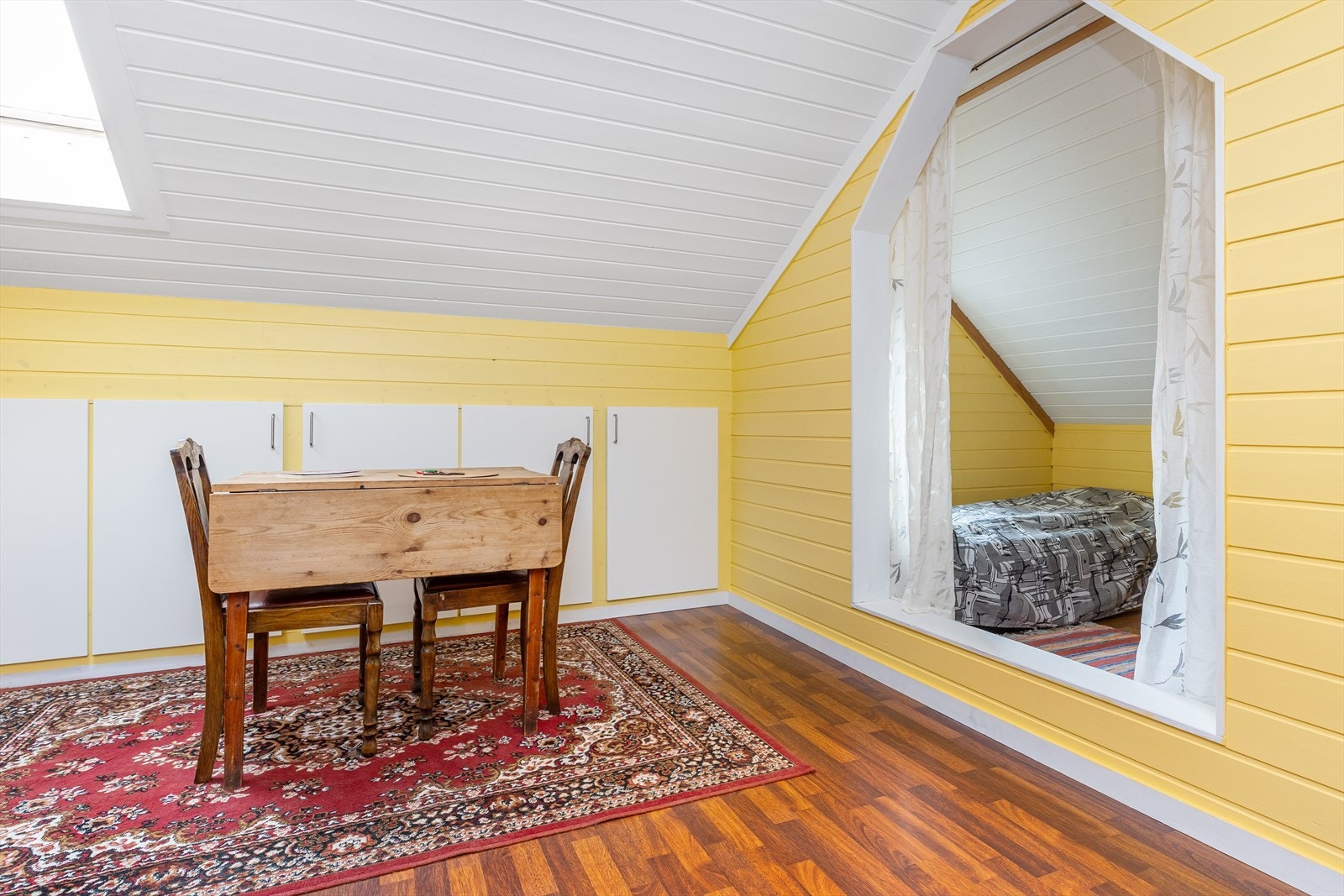 Her ha vi også en sovealkove. Galleribilde