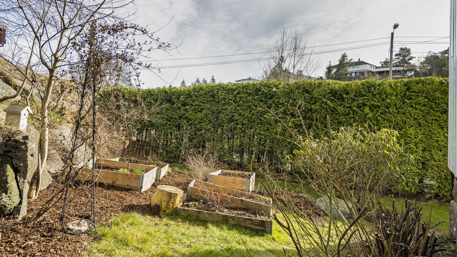 Flott hage som er pent opparbeidet Galleribilde