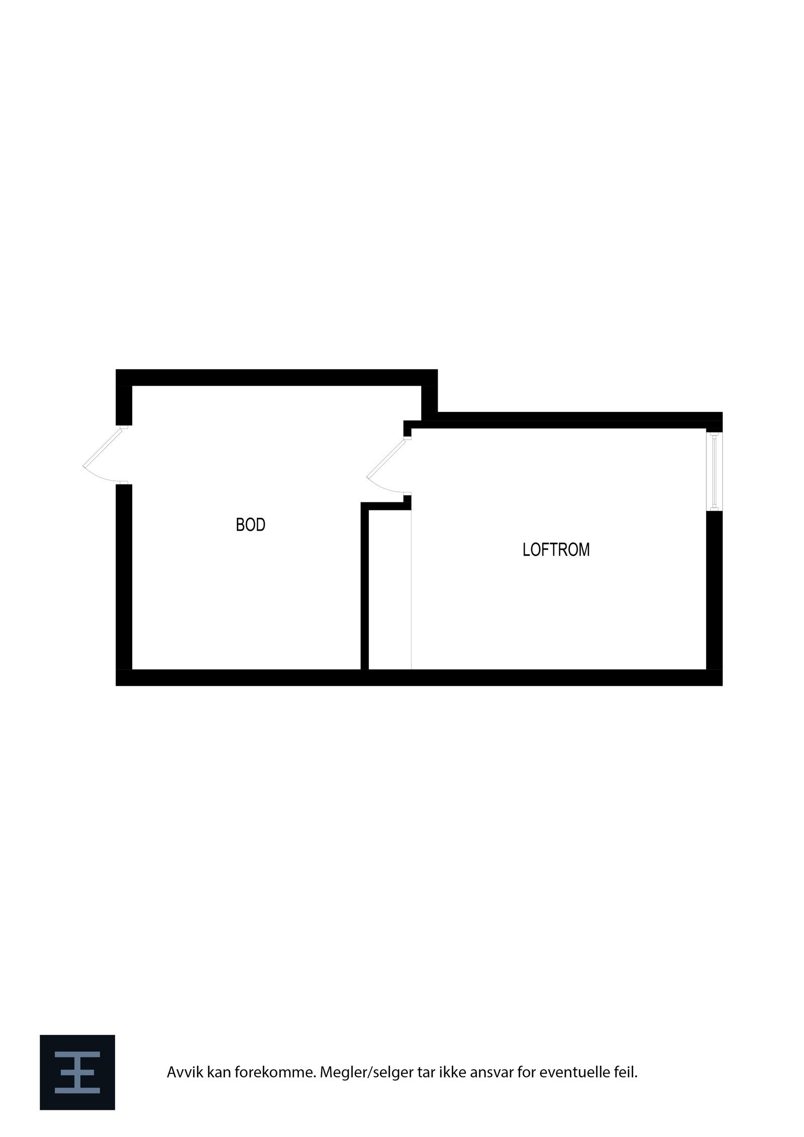 Planskisse loft Galleribilde
