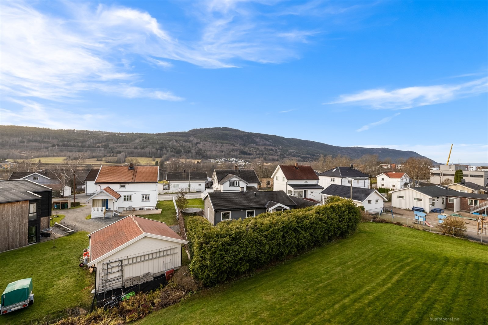 Leiligheten ligger i et populært boligområde Galleribilde