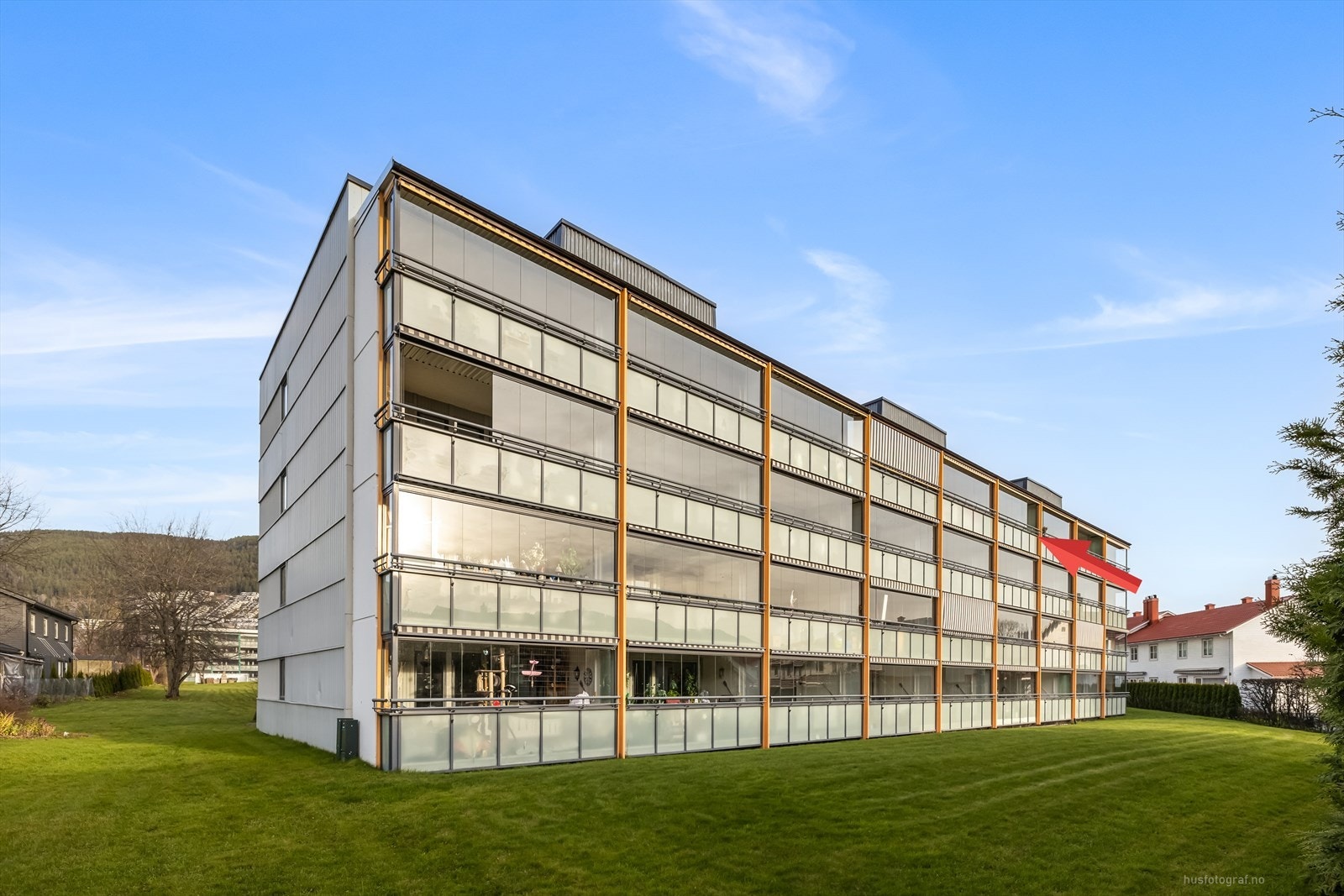 Leiligheten ligger i 4.etg. Galleribilde