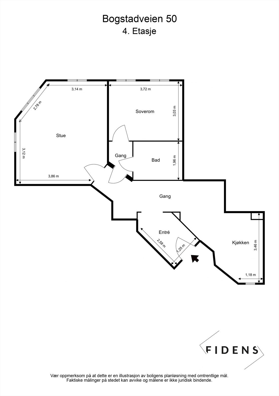 Plantegning Galleribilde