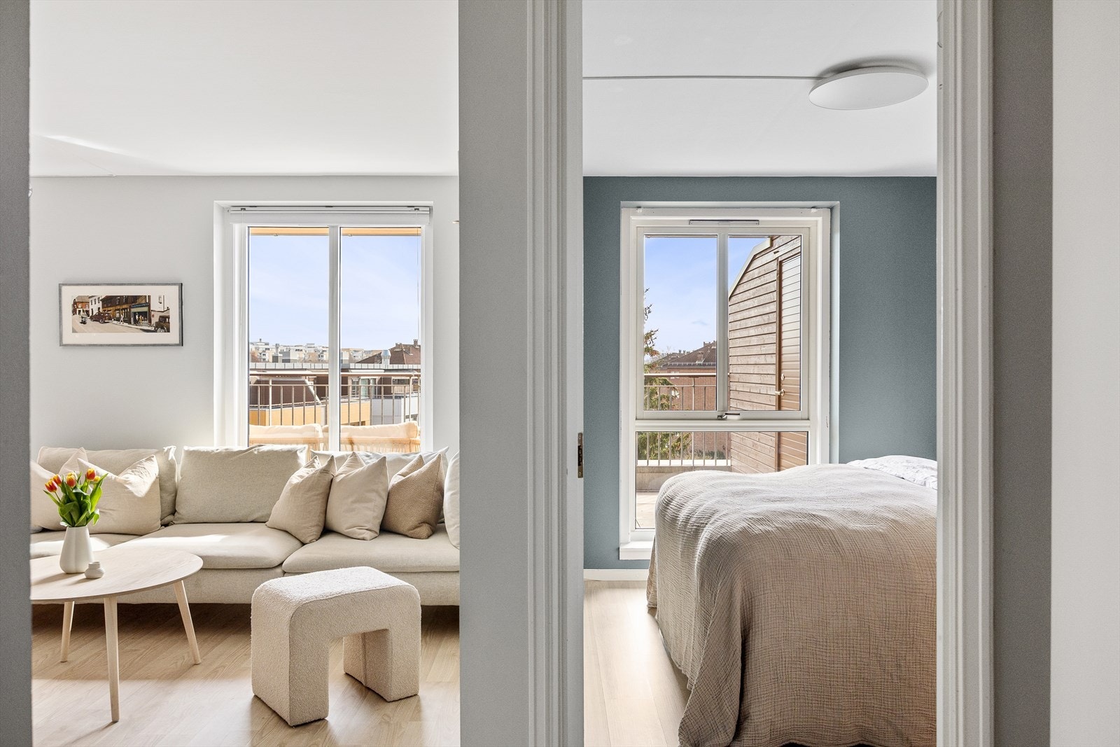 Leiligheten har en praktisk planløsning. Galleribilde