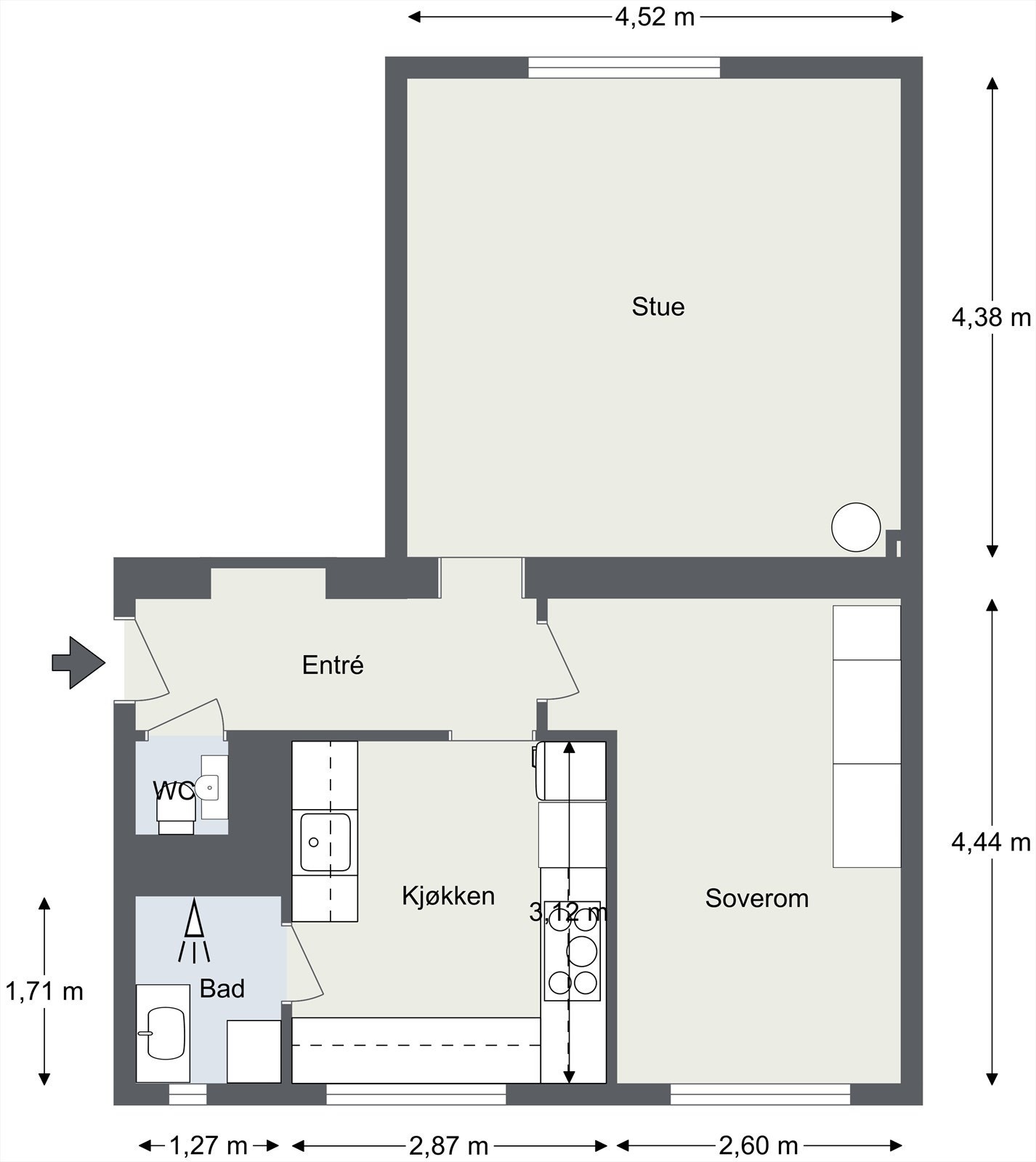 Plantegning. Galleribilde