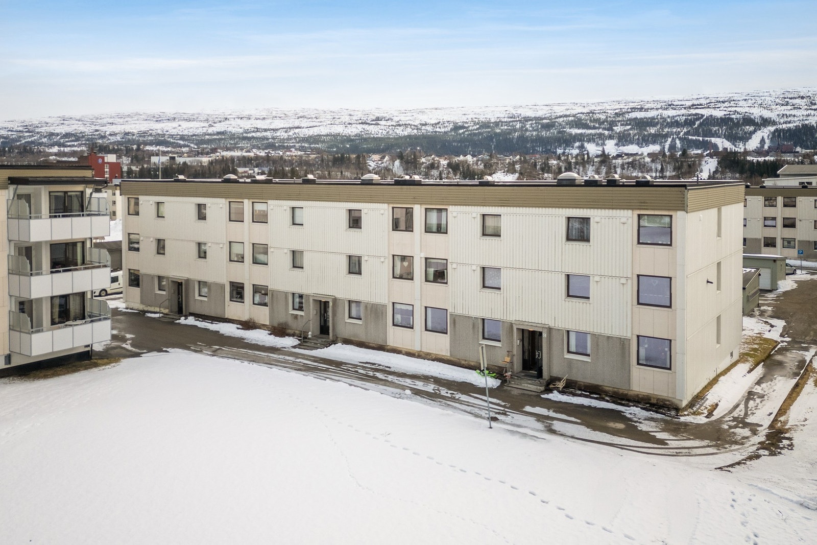 Her er det gangavstand til både skole og barnehager Galleribilde