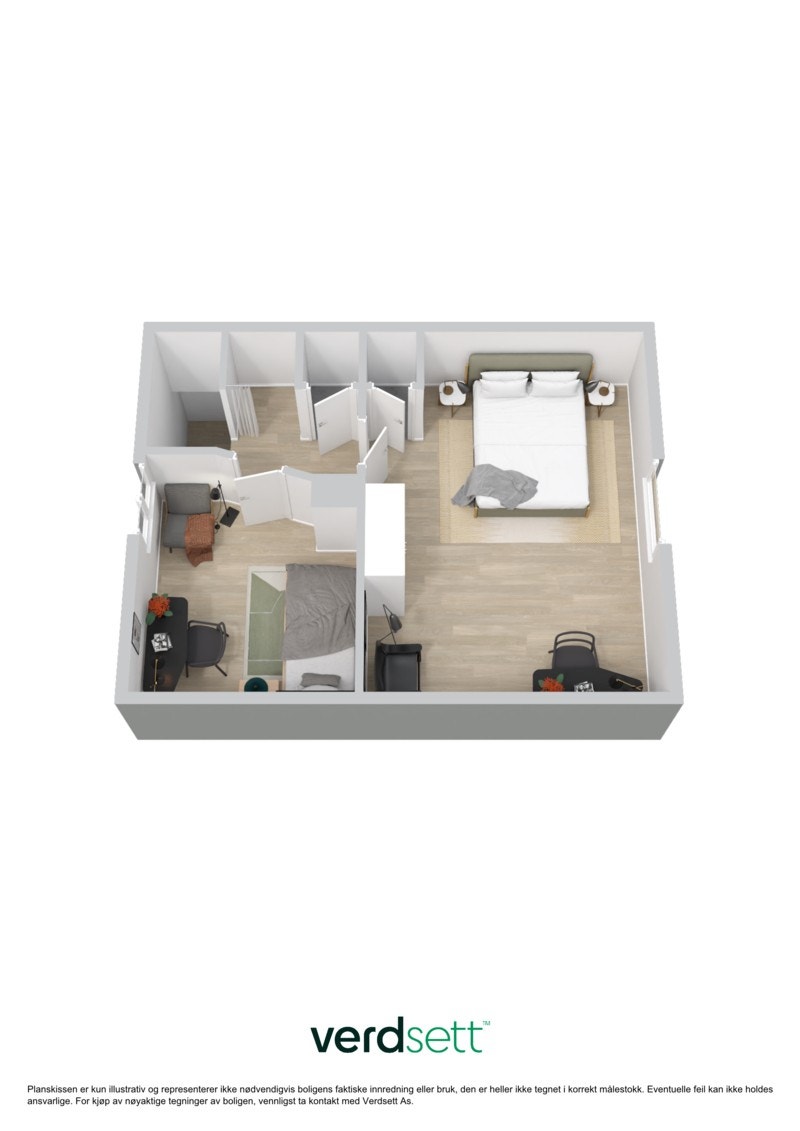 Plantegning 2. etg. Galleribilde