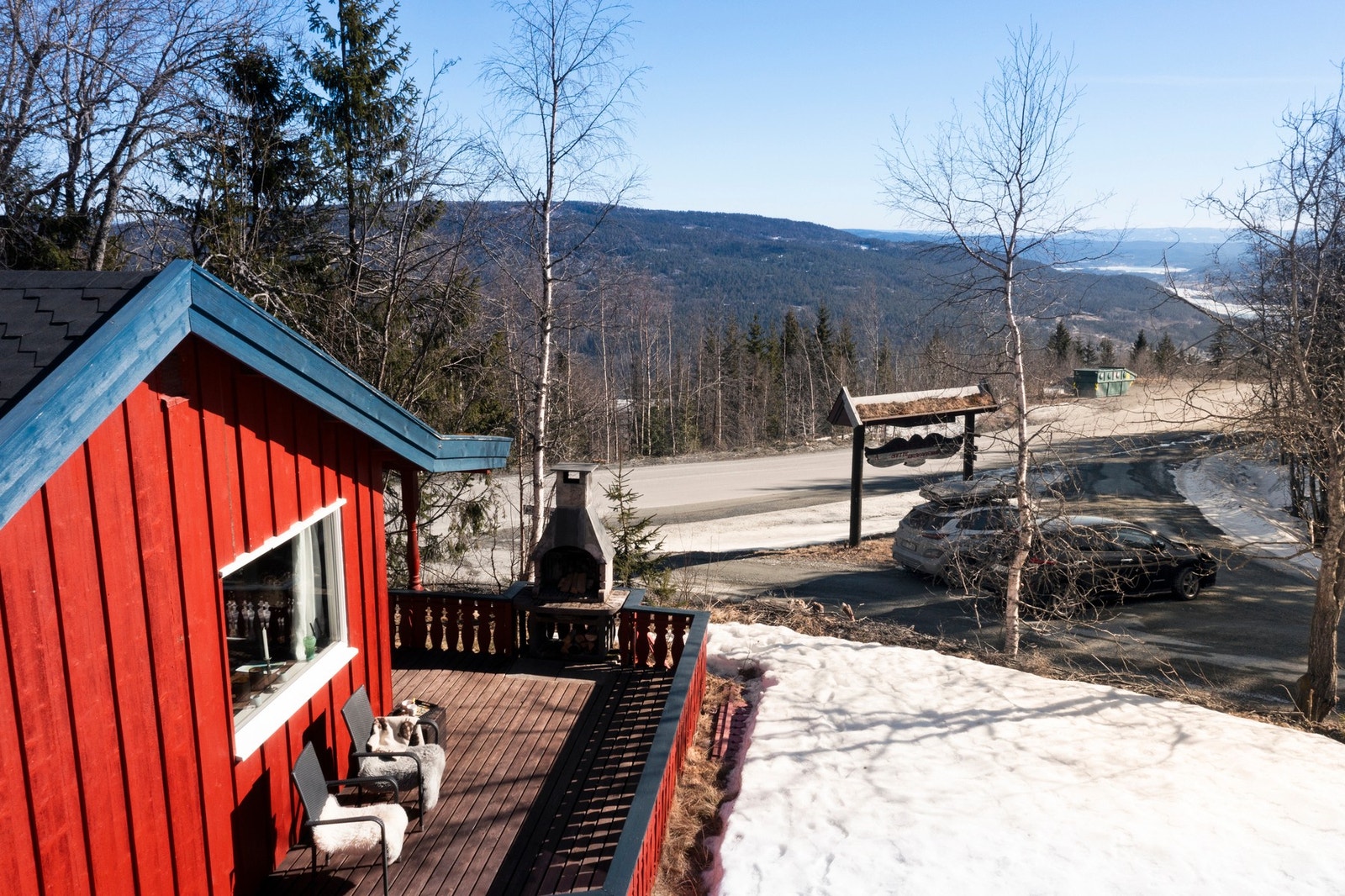Utsikt fra tomten Galleribilde