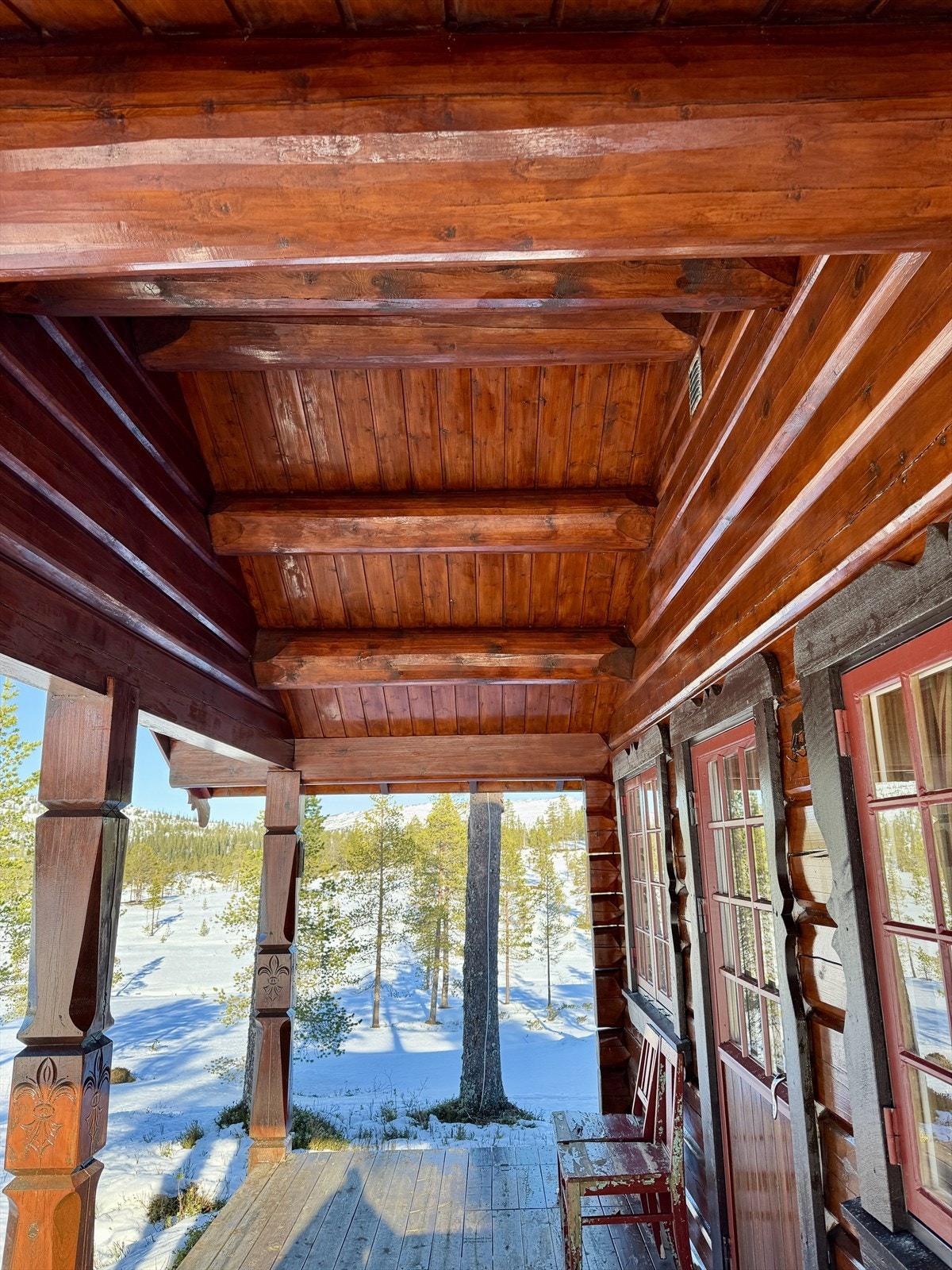 Takoverbygd uteplass Galleribilde